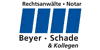 Logo von Beyer, Schade & Kollegen Rechtsanwälte · Notar