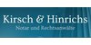 Logo von Hinrichs T. Kirsch K. Rechtsanwälte und Notar