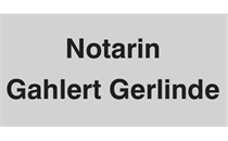 Logo von Notarin Gahlert Gerlinde