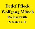 Logo von Pflock u. Münch Rechtsanwälte & Notar a.D.